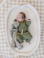 Cozy Bamboo Puppy Lovey Blanket - Baby Security Blanket Dog