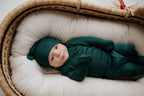 Ribbed Forest Green Jammies Kids Pjs & Lougewear