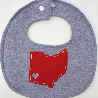 I Love My State Bib