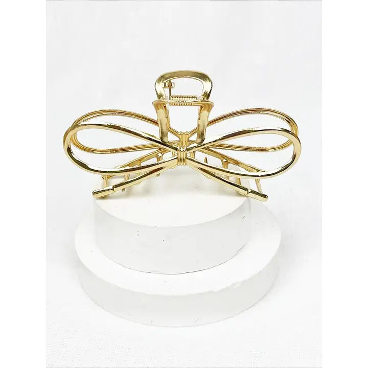 Metal Bow Shape Hair Claw Clips
