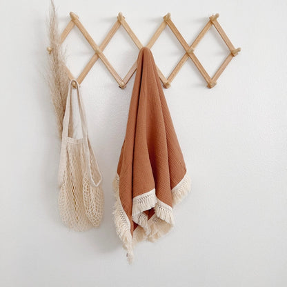 Fringe Blanket/Swaddle