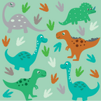 Dinosaur Baby Paper