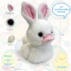 World's Softest Plush - 7" BunnyBoo Plush Duckee Bunny