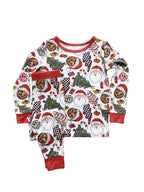 Bamboo Kids' Clothing Two Piece Set | Retro Christmas