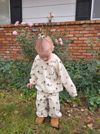 French Puppy Playsuit/ Crewneck & Joggers