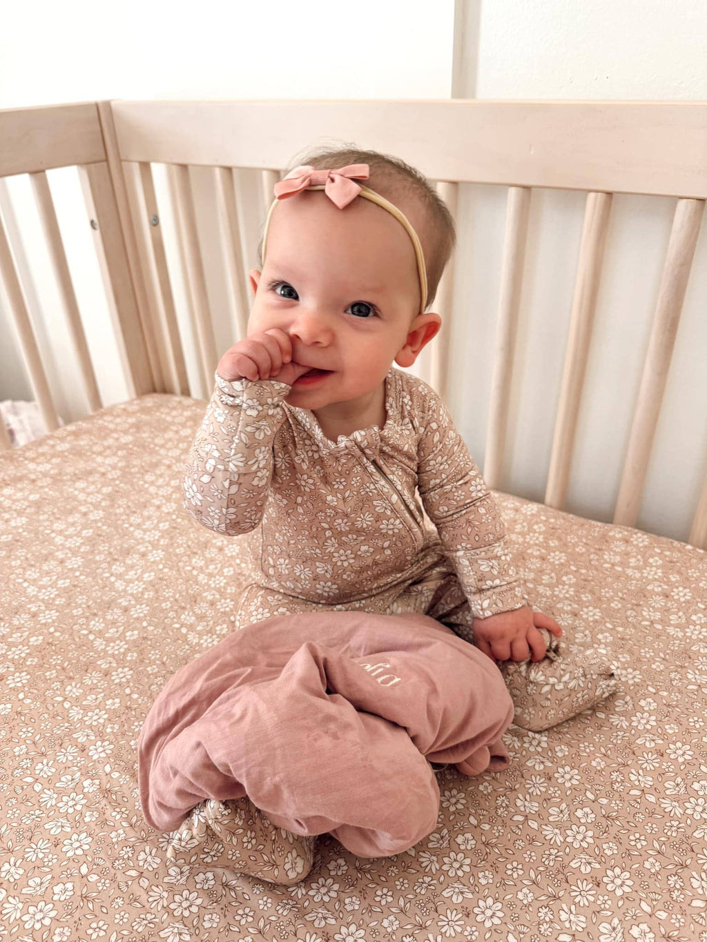 Cozy Bamboo Puppy Lovey Blanket - Baby Security Blanket Dog