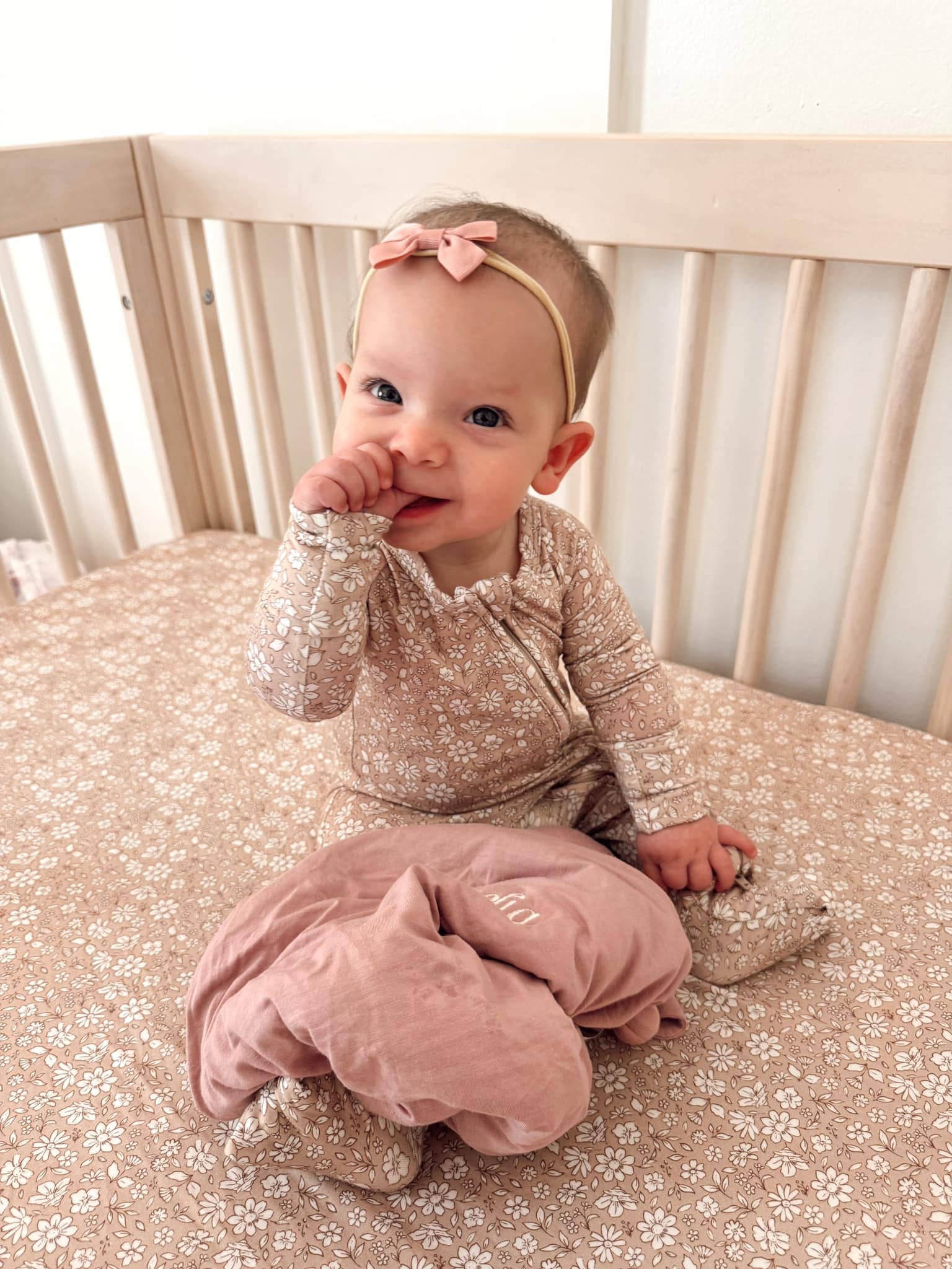 Cozy Bamboo Puppy Lovey Blanket - Baby Security Blanket Dog