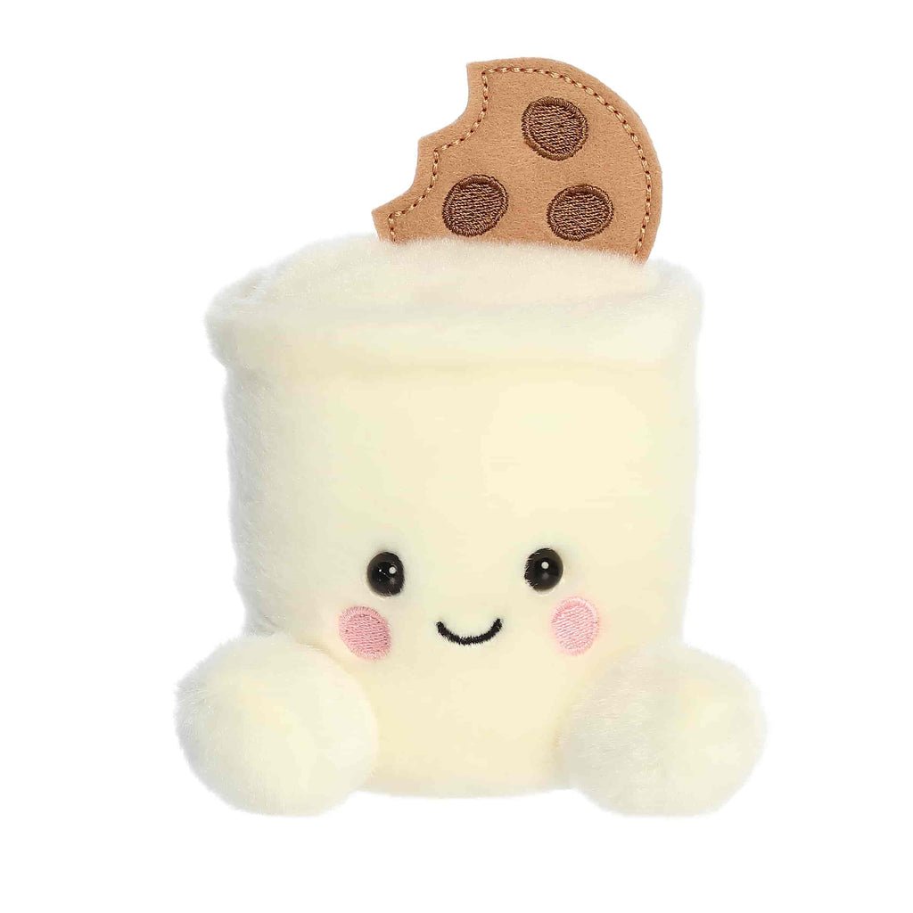 5" Plush Milk & Cookies Palm Pals Stuffed Animal
