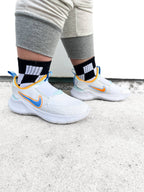 Black + White Checker Socks