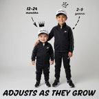 Kid/Baby 2-Tone Cap: Big Bro - Black/White