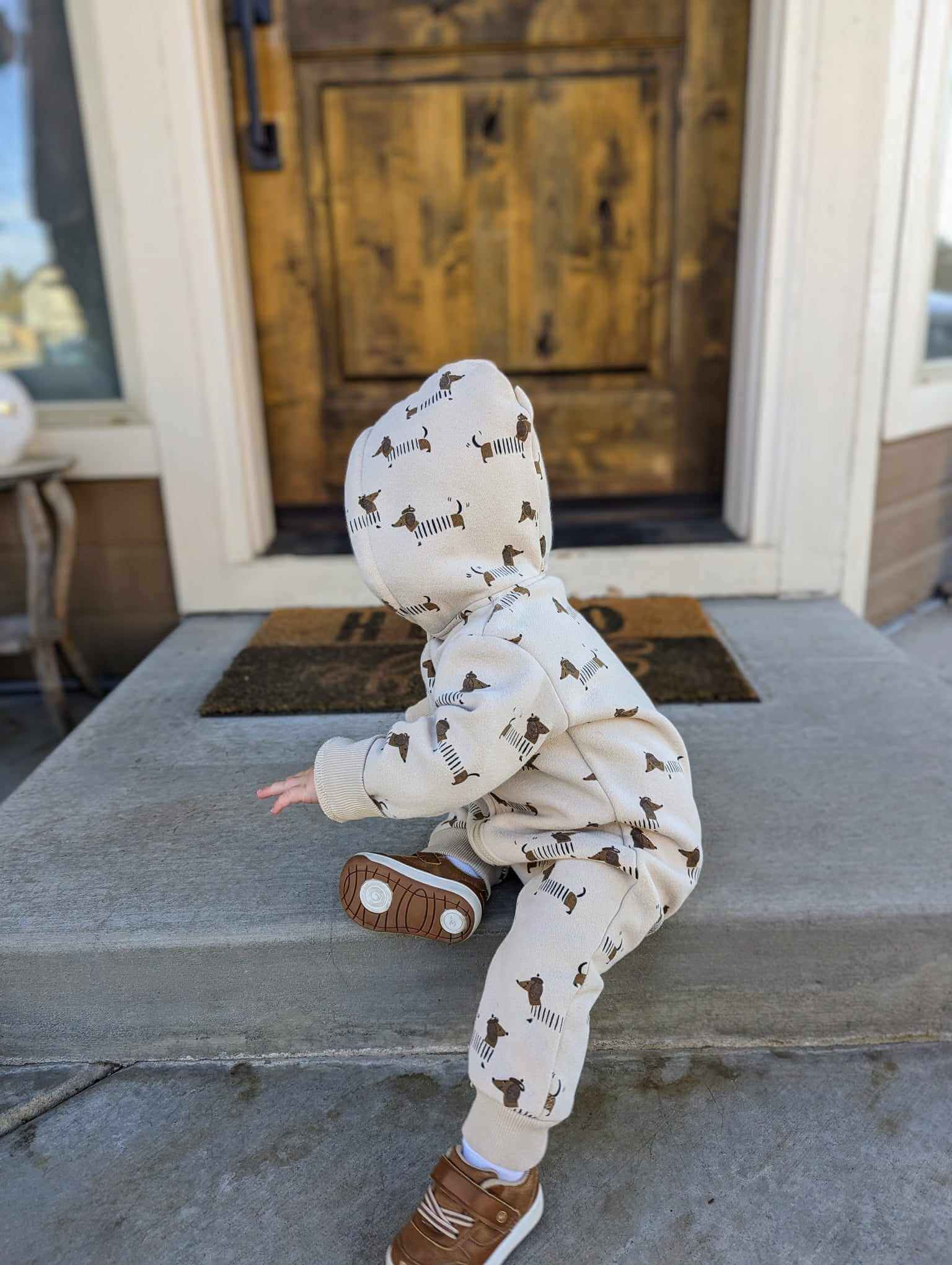 French Puppy Playsuit/ Crewneck & Joggers