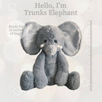 World's Softest Lushees 16" - Elephant Plushie for Kids
