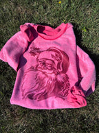 Vintage Santa Inside Out Graphic Sweatshirt