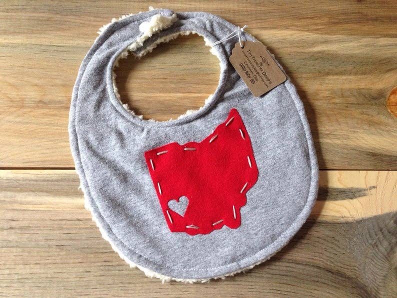 I Love My State Bib