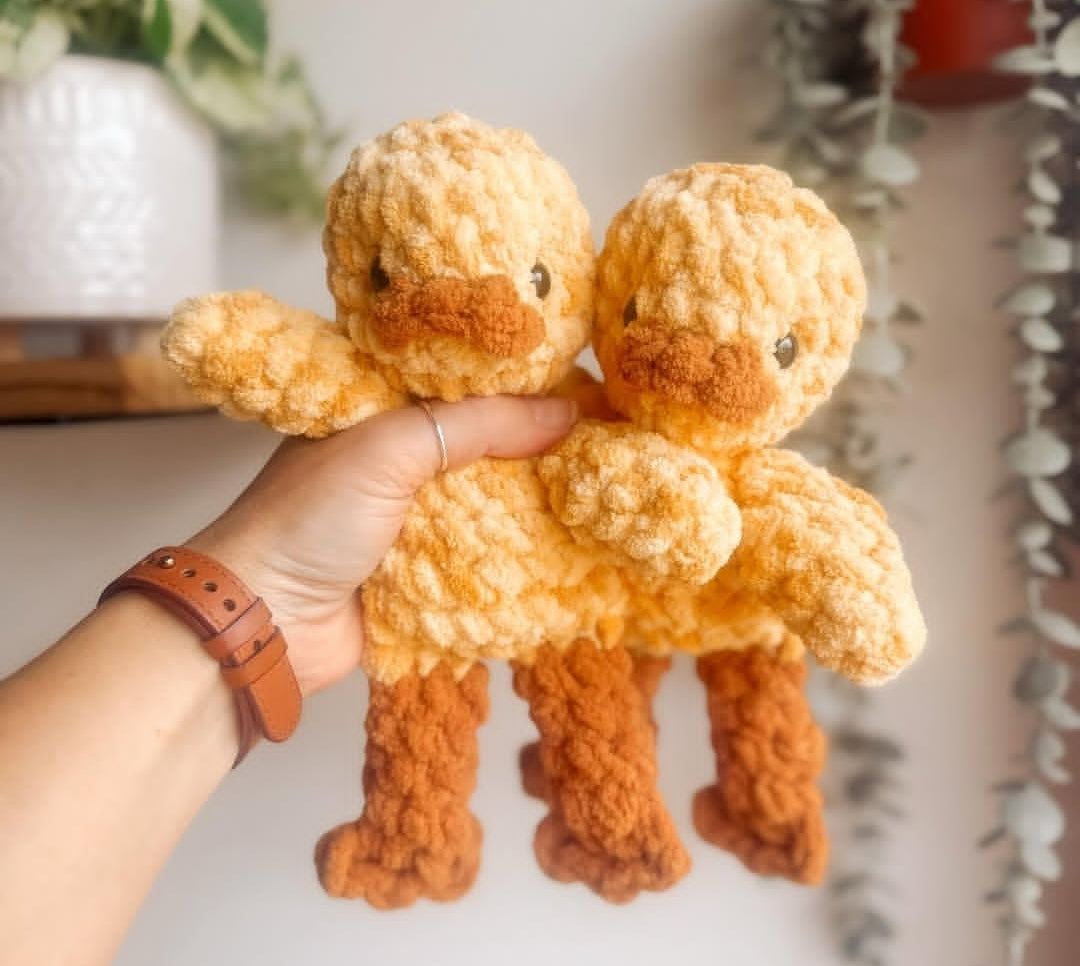 Ivory Farmhouse Sweet Crochet Ducky