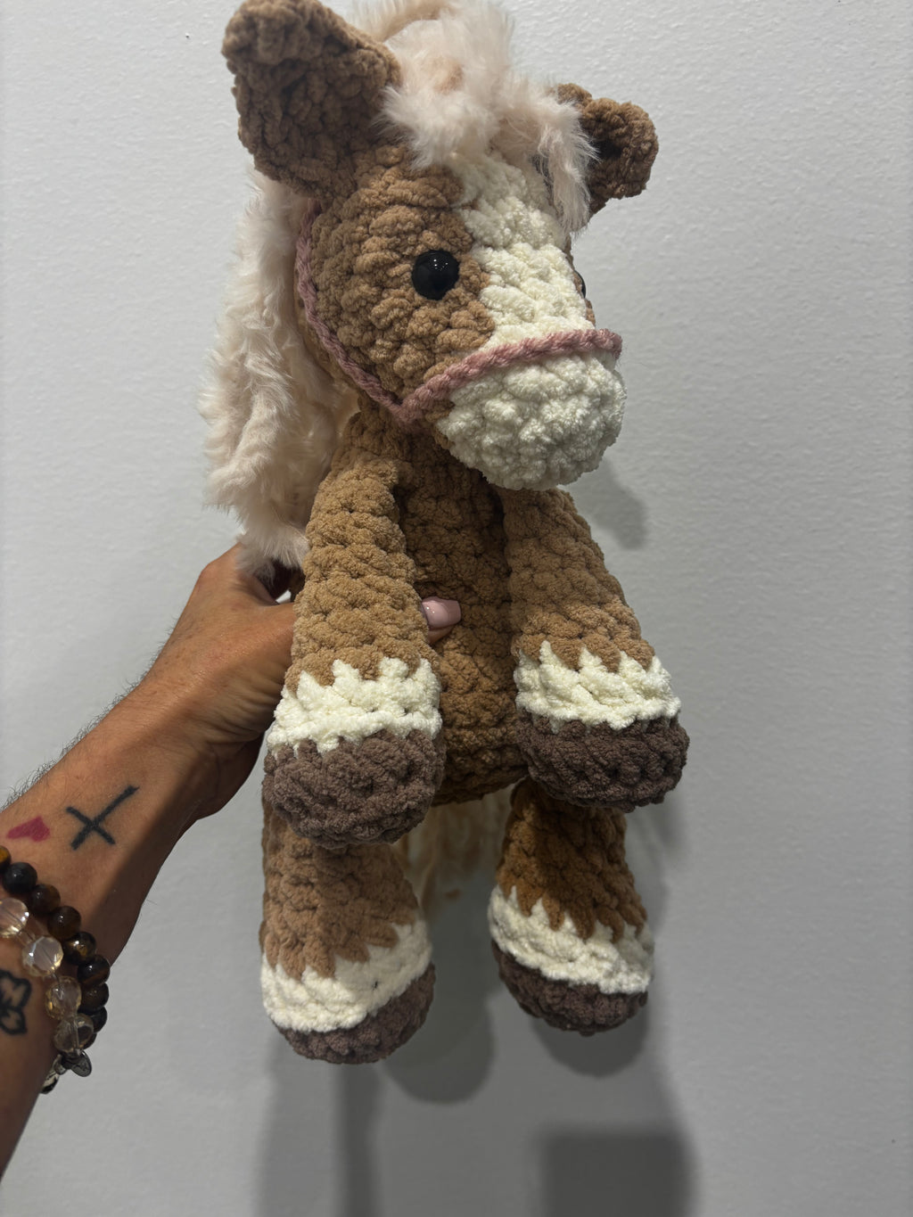 Crochet Pony ~ Ivory Farmhouse
