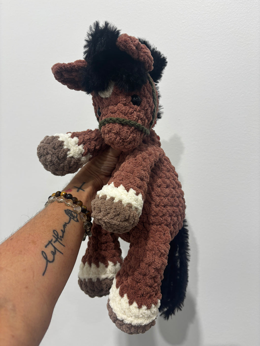 Crochet Pony ~ Ivory Farmhouse