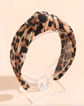 Leopard Knotted Headband
