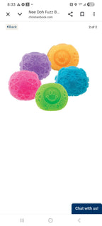 Needoh FUZZ BALL Flower Power