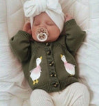 Knitted Goose Cardigan