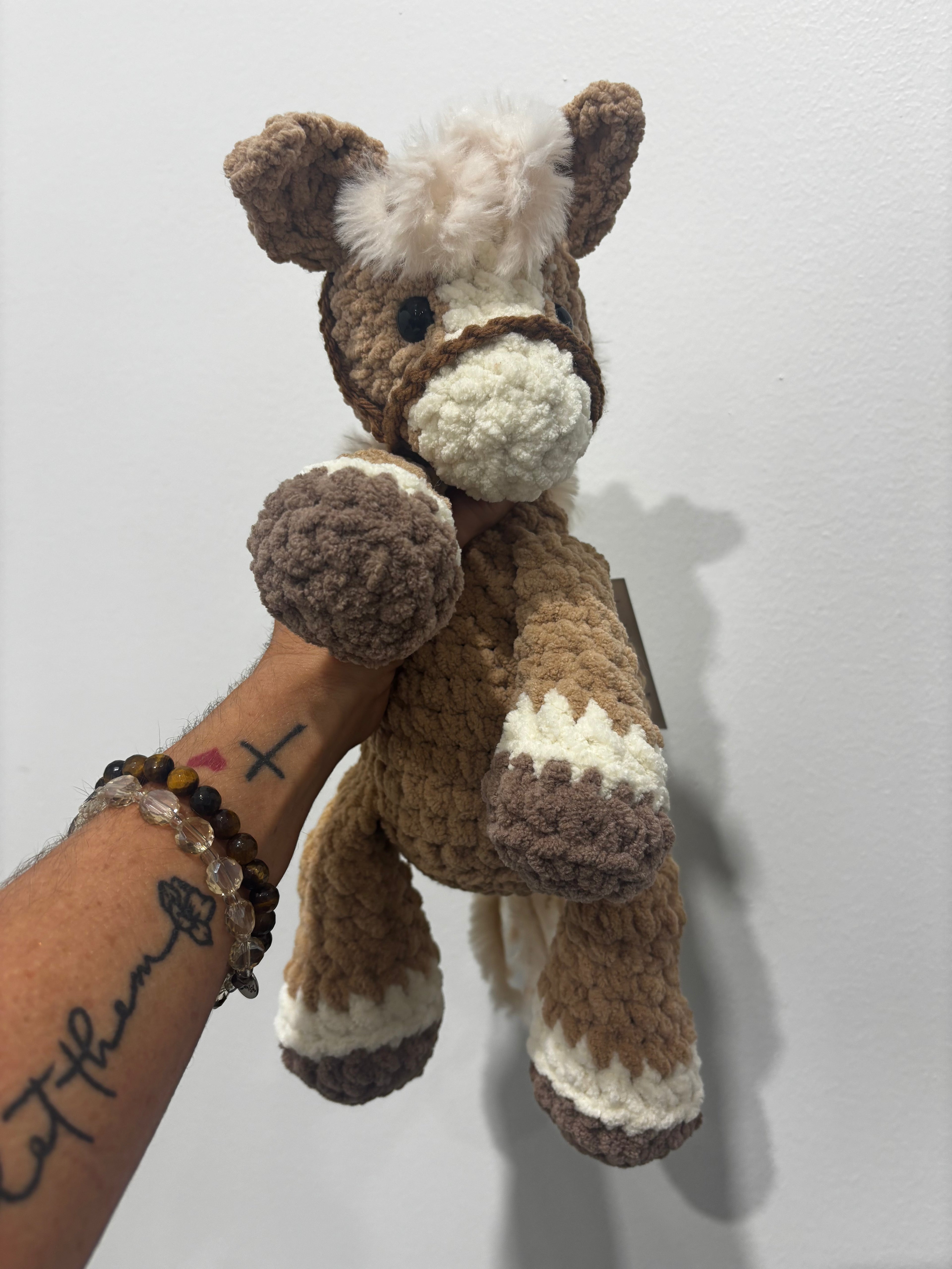 Crochet Pony ~ Ivory Farmhouse