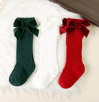 Knee High Bow Socks
