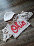 Ruffle Ohio Hoodie