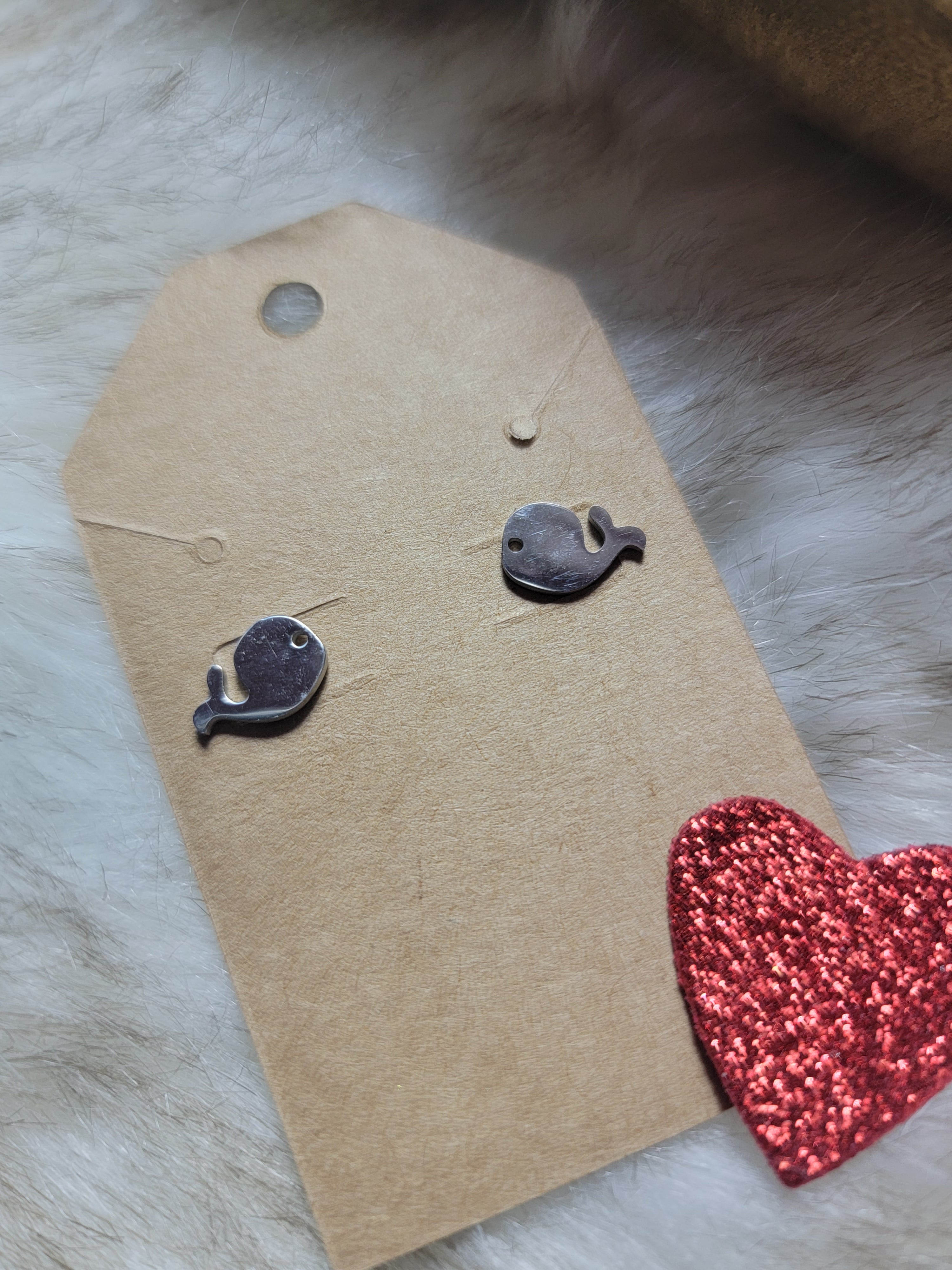 Tiny Whales Earrings