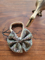 Cozy Bow Handmade Green Floral