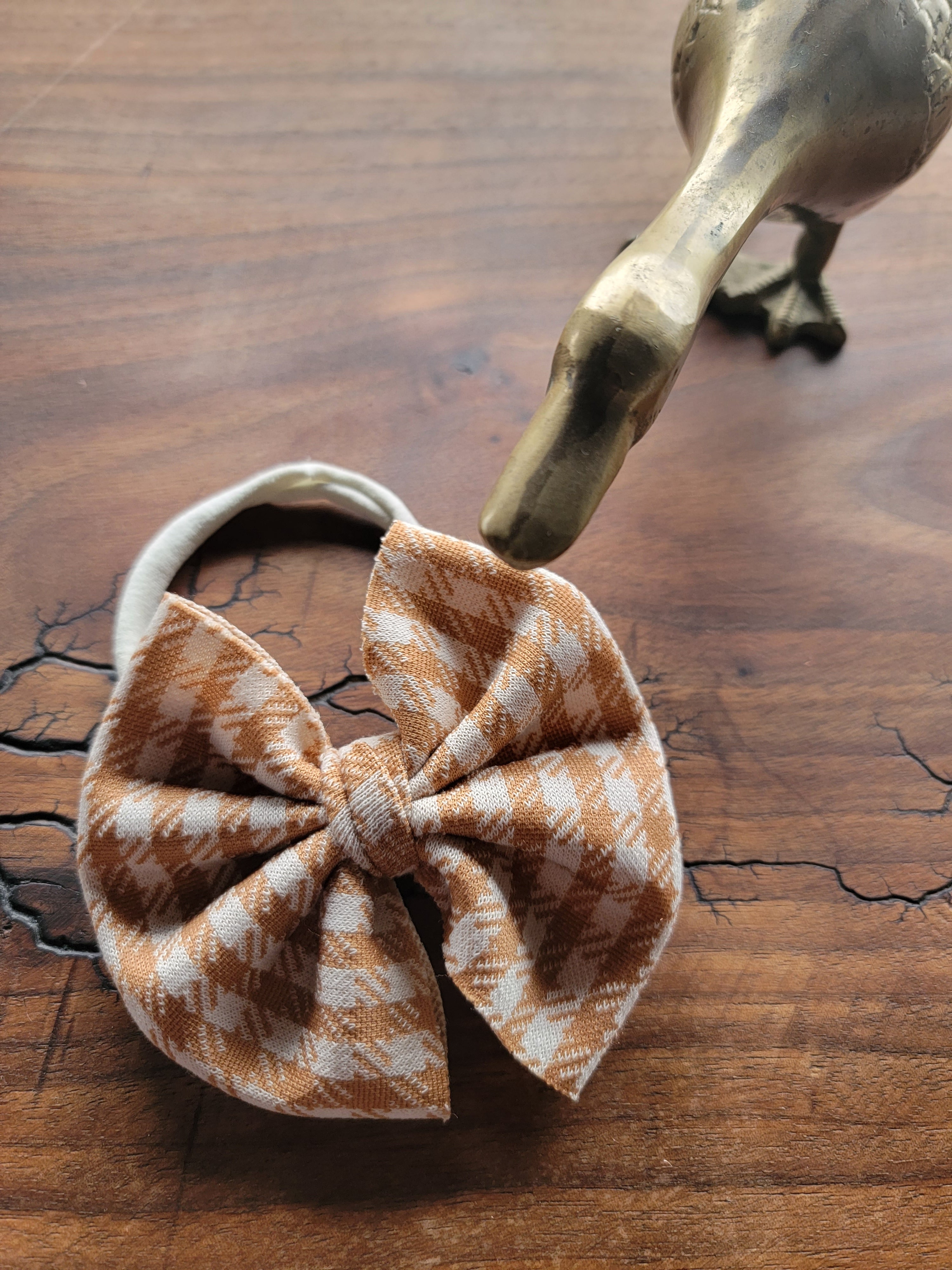 Cozy Bow Handmade Gingham